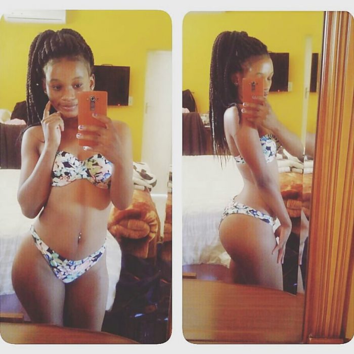 Sexy slim African babe Snapchat pixxx